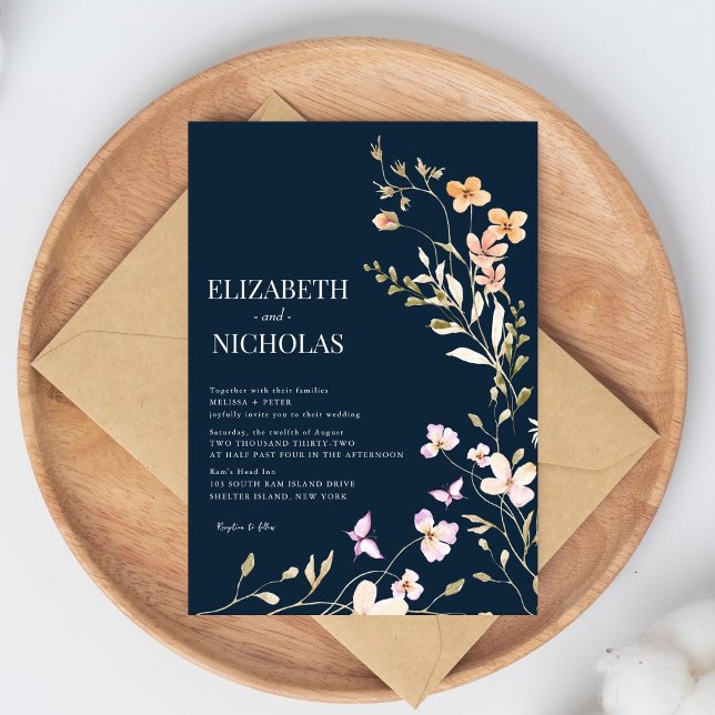  Wildflower   Wedding  Invitation (Creator Uploaded)