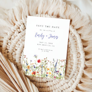 Wildflower Wedding Save The Date
