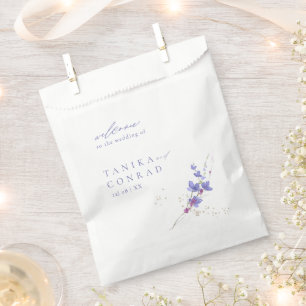 Wildflower Wedding Watercolor Welcome Peri ID954 Favour Bag