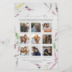 Wildflower Where Were They Bridal Shower Game