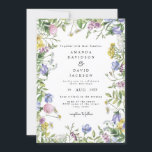 Wildflower Whimsical Garden Boho Rustic Wedding In Invitation<br><div class="desc">Wildflower Whimsical Garden Boho Rustic Wedding Invitation
Message me if you need any adjustments</div>