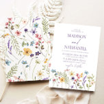 Wildflower Wild Flower Floral Garden Wedding Invitation<br><div class="desc">This is a Wildflower Wild Flower Floral Garden Wedding Invitation!</div>
