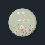 Wildflower Wild Flower Floral Garden Wedding Magnet<br><div class="desc">These are Green Wildflower Wild Flower Floral Garden Wedding Magnets!</div>