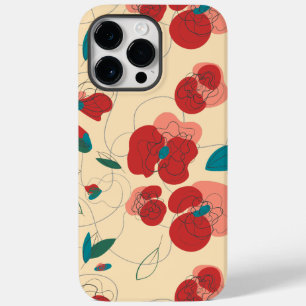 Wildflower Wonderland   Stylised Flowers pattern Case-Mate iPhone 14 Pro Max Case