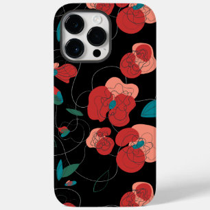 Wildflower Wonderland   Stylised Flowers pattern Case-Mate iPhone 14 Pro Max Case