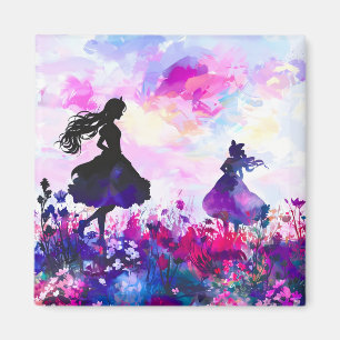 Wildflower Wonderland Watercolor Magnet