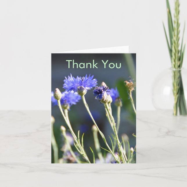 Wildflowers 1, Thank You Card (Front)