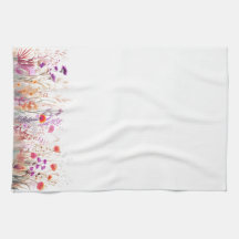 Wildflowers 2 kitchen towel