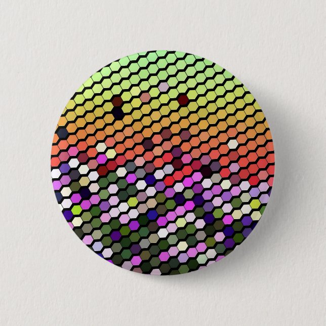 WILDFLOWERS 6 CM ROUND BADGE (Front)