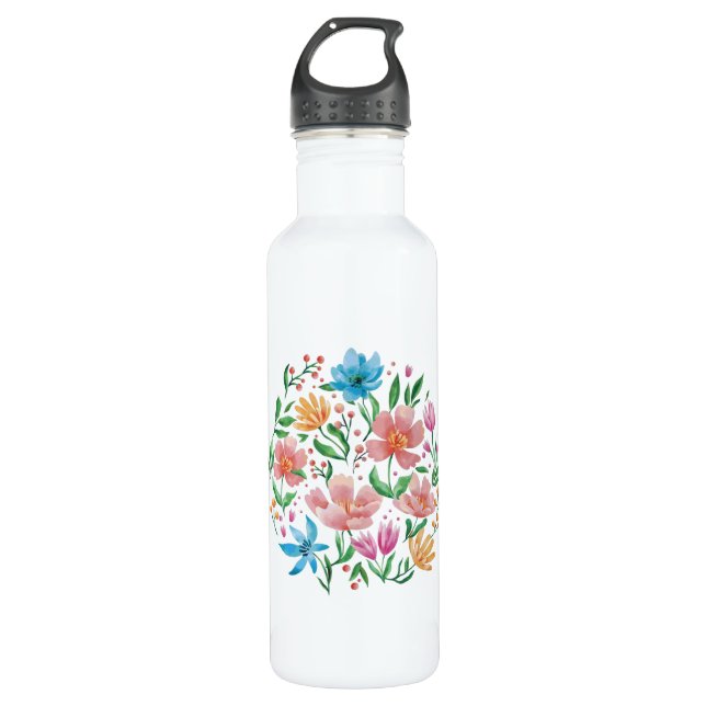 Wildflowers 710 Ml Water Bottle (Front)