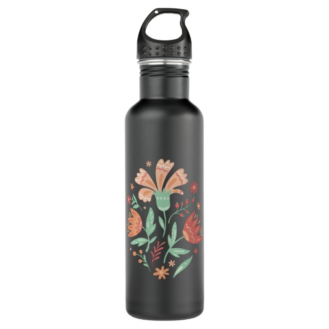 Wildflowers 710 Ml Water Bottle (Front)