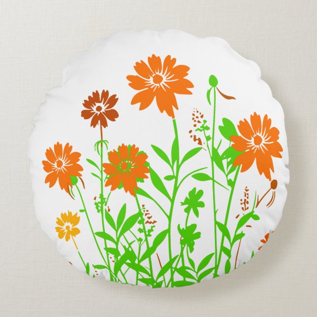 Wildflowers-79156 Round Cushion (Front)