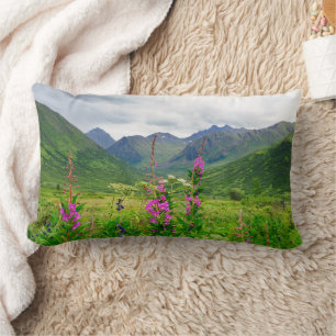 Wildflowers Alaskan Valley Lumbar Cushion