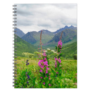Wildflowers Alaskan Valley Notebook