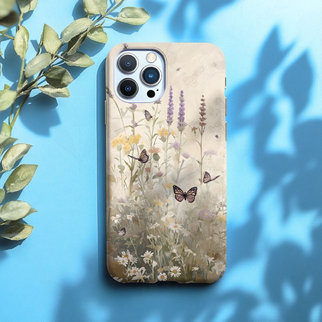 Wildflowers and Butterflies Phone Case – Botanical (Creator Uploaded)