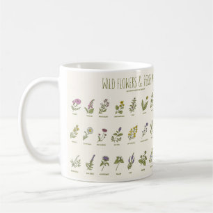 Wildflowers and Herbs Coffee Mug