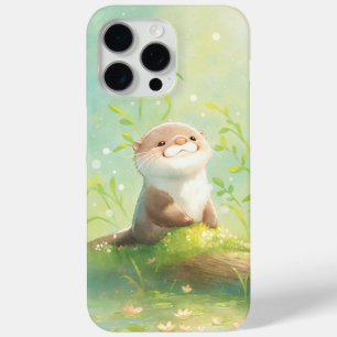 Wildflowers and Wetlands An Otter's Tale iPhone 15 Pro Max Case