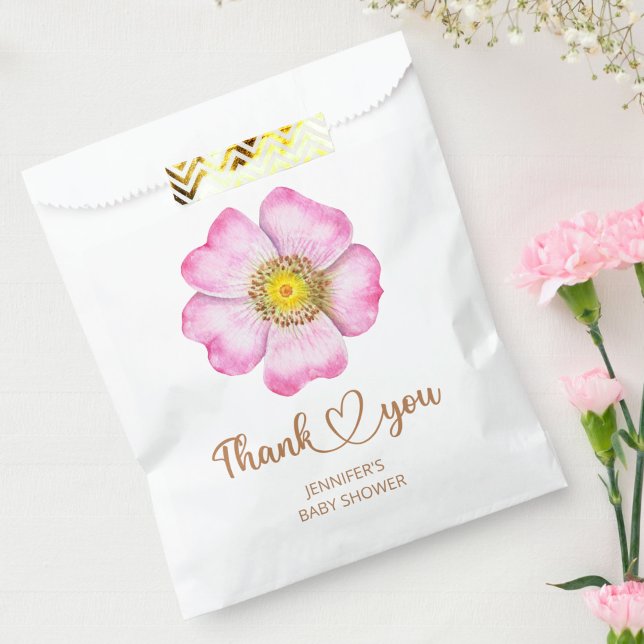 Wildflowers baby in bloom baby shower  favour bag (Creator Uploaded)