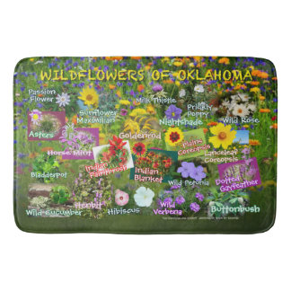 wildflowers bath mat 26