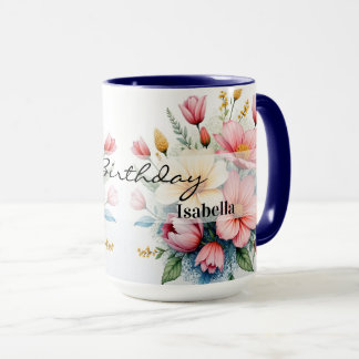 Wildflowers Beautiful Trendy Luxury Collection Mug