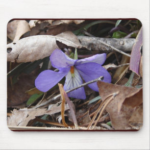 WildFlowers Birds-Foot Violet Hot Springs AR Gifts Mouse Pad