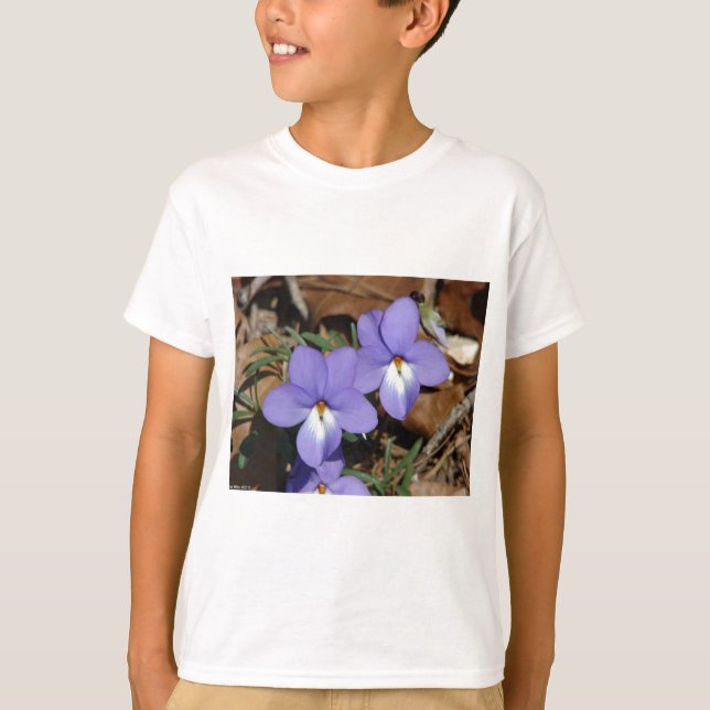 WildFlowers Birds-Foot Violet III Gifts & Apparel T-Shirt (Front)