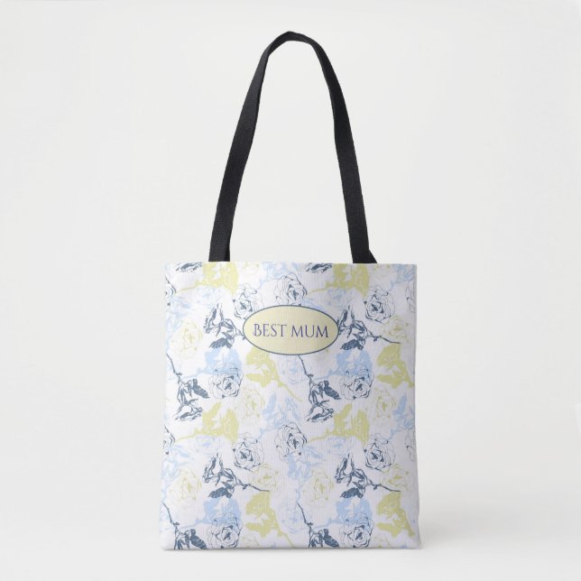Wildflowers boho stilish tote bag (Front)