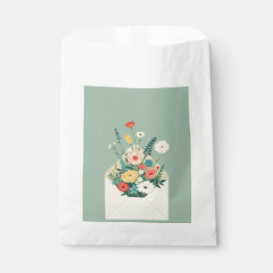 Wildflowers Botanical Garden Wedding Favour Bag