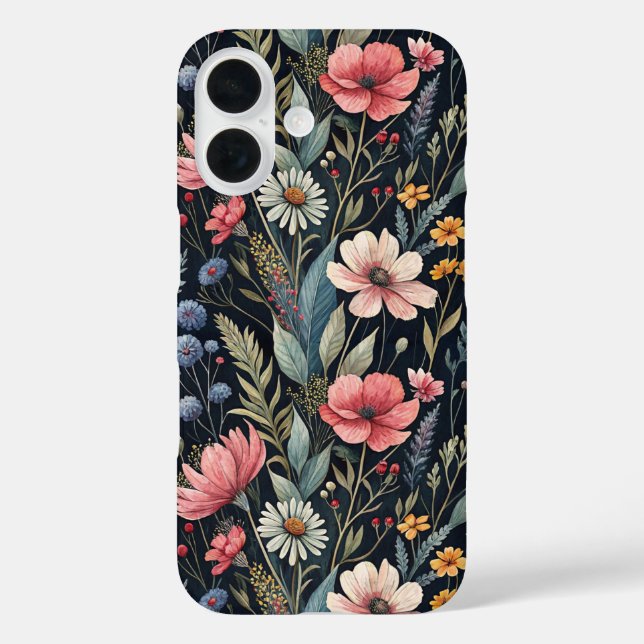 Wildflowers Botanical Inspiration  Case-Mate iPhone Case (Back)