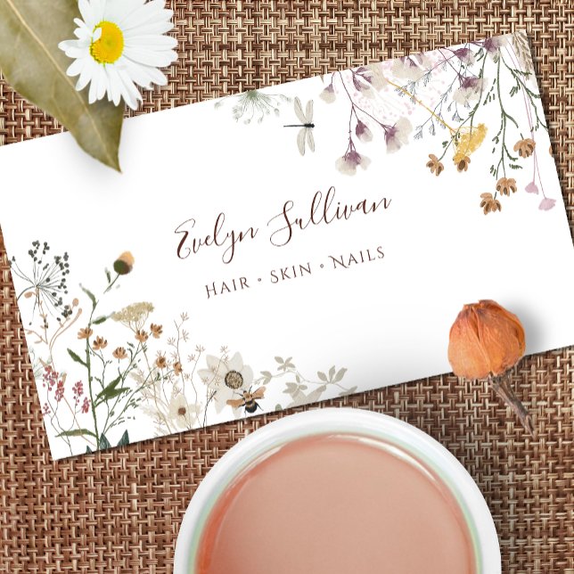 wildflowers business card (Creator Uploaded)