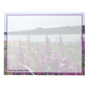Wildflowers by the River – Custom Stationery Notepad