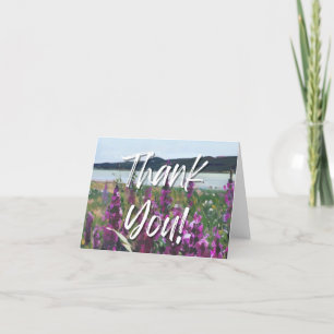 Wildflowers by the River Thank You Card