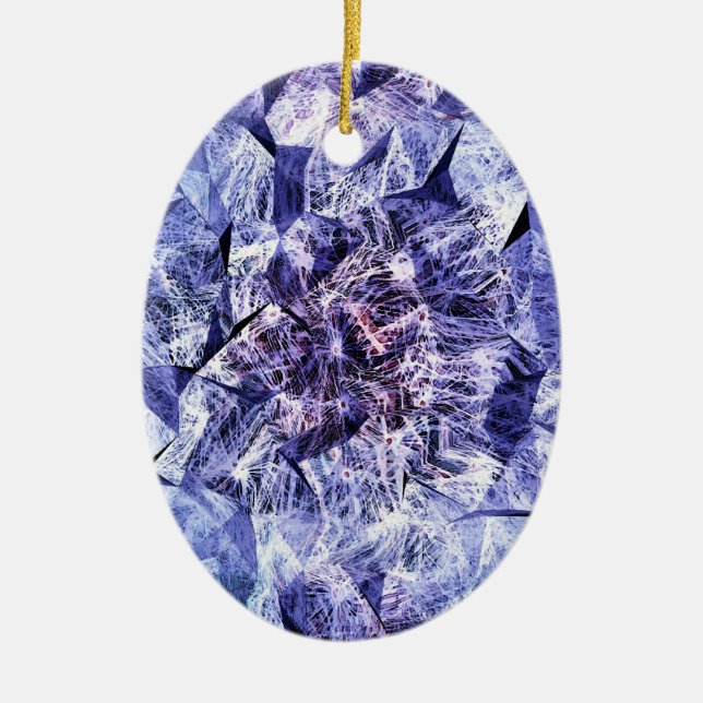 WILDFLOWERS CERAMIC TREE DECORATION (Front)