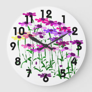 Wildflowers Clock