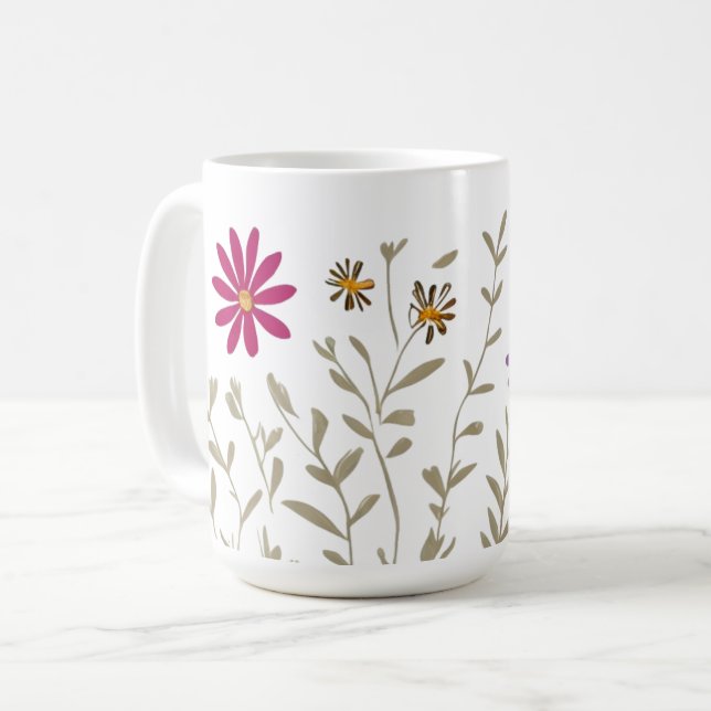 Wildflowers Coffee Mug (Front Left)