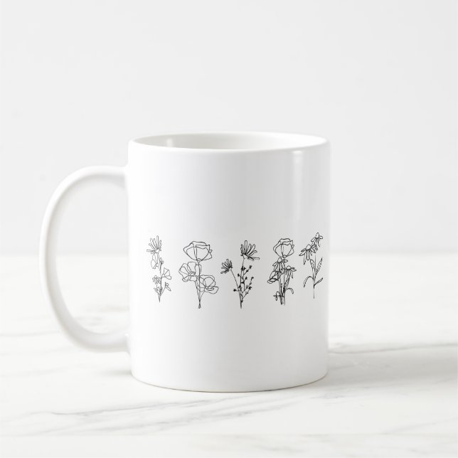 Wildflowers Coffee Mug (Left)