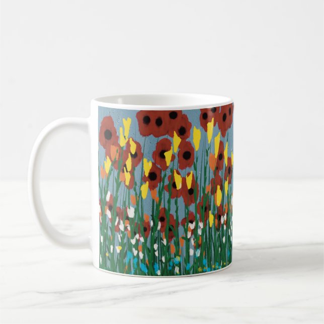 Wildflowers Coffee Mug (Left)