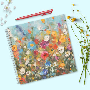 Wildflowers Custom Name Gratitude Journal