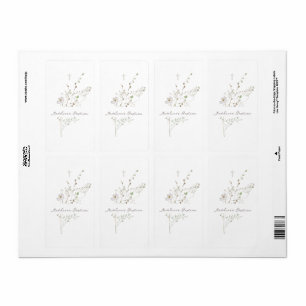 wildflowers delicate bouquet Baptism 