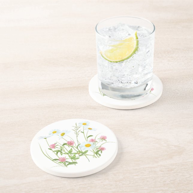 Wildflowers Drink Coaster (Side)