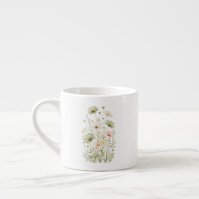 Wildflowers Espresso Cup (Left)