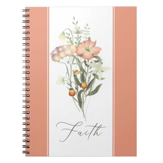 Wildflowers Faith Notebook (Front)