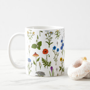 Wildflowers Floral, Botanical Garden, Colorful gif Coffee Mug