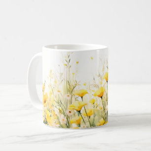 Wildflowers Floral, Botanical Garden, Colorful gif Coffee Mug