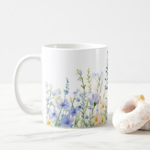 Wildflowers Floral, Botanical Garden, Colorful gif Coffee Mug