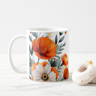 Wildflowers Floral, Botanical Garden, Colorful gif Coffee Mug