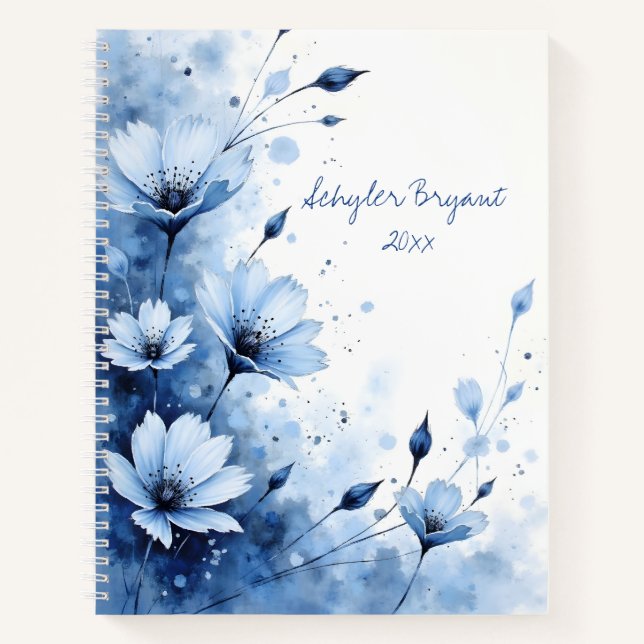 Wildflowers Floral Spiral-bound Journal Botanical  (Front)