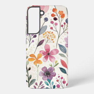 Wildflowers Floral Whimsical Pattern Samsung Galaxy Case