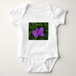 Wildflowers Fuchsia Spiderwort Hot Springs Gifts Baby Bodysuit
