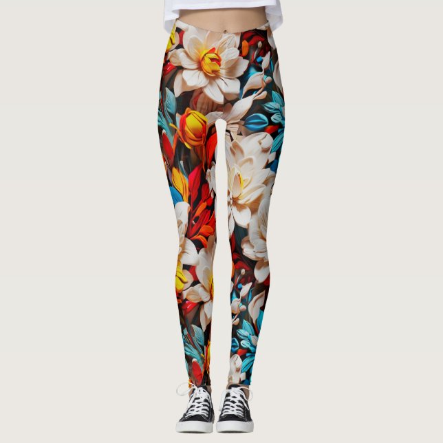 Wildflowers Galore Leggings (Front)
